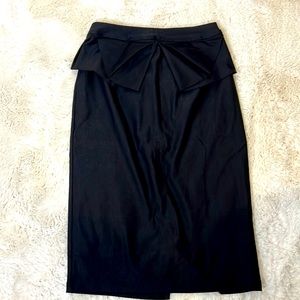 Peplum Pencil Skirt